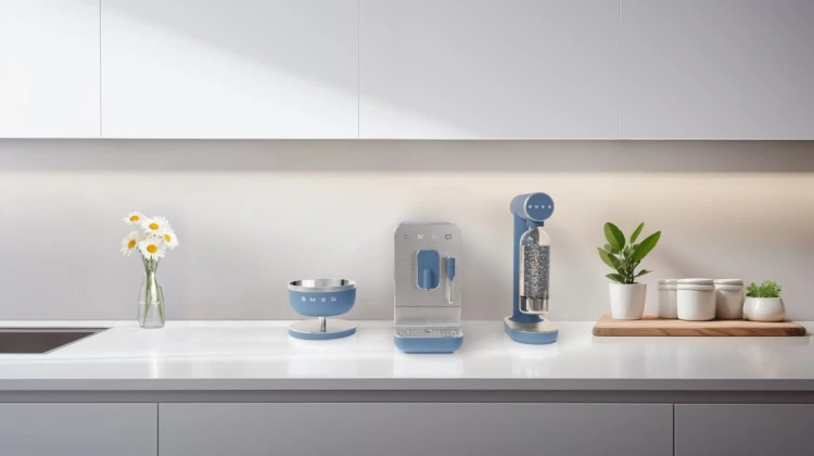 Smeg BCC12SBMEU ekspres do kawy Półautomatyczny Ekspres do espresso 1,4 l