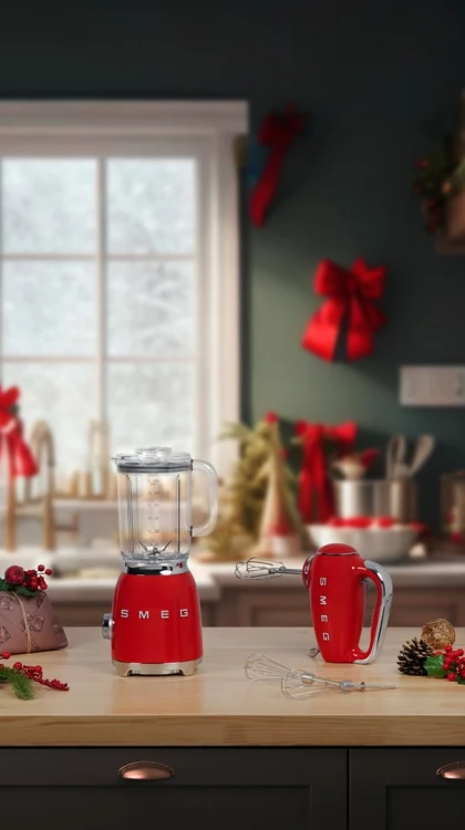 Smeg BLF03RDEU blender 1,5 l Blender stołowy 800 W Czerwony