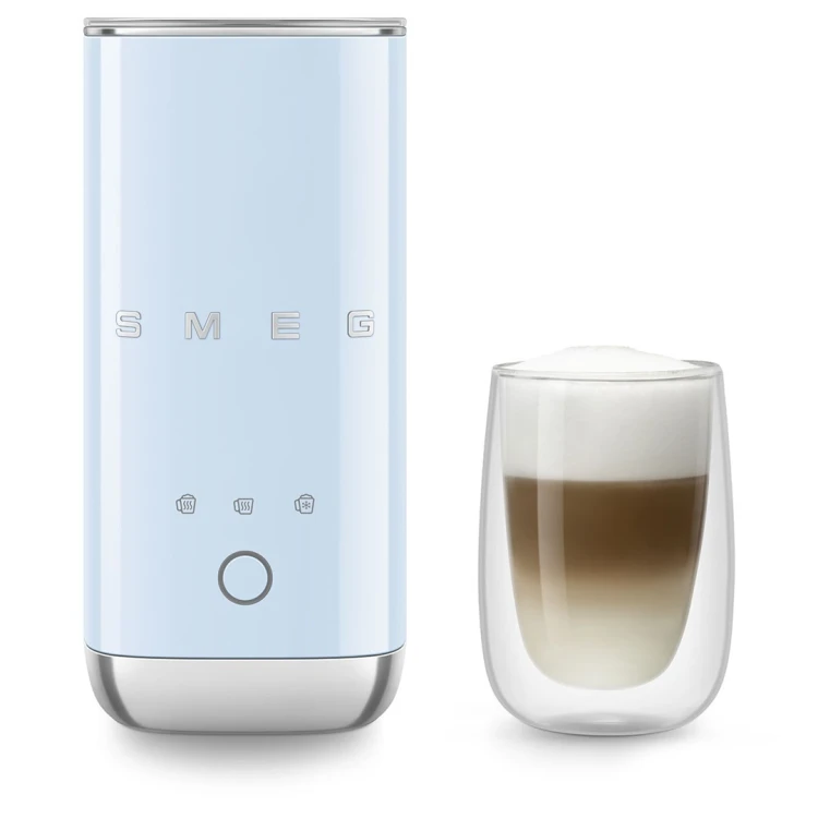 Smeg MFF02PBEU spieniacz / podgrzewacz do mleka Automatyczny spieniacz/podgrzewacz do mleka Niebieski