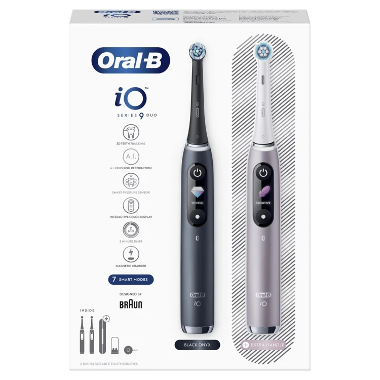 Szcoteczka Oral-B  iO Series 9 Duo Black Onyx/Rose