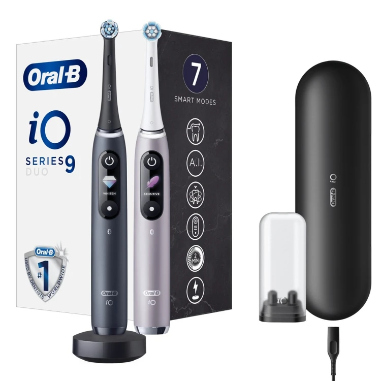 Szcoteczka Oral-B  iO Series 9 Duo Black Onyx/Rose