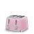 Smeg TSF03PKEU toster 6 4 kaw. 2000 W Różowy