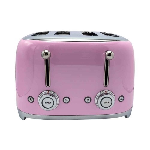 Smeg TSF03PKEU toster 6 4 kaw. 2000 W Różowy
