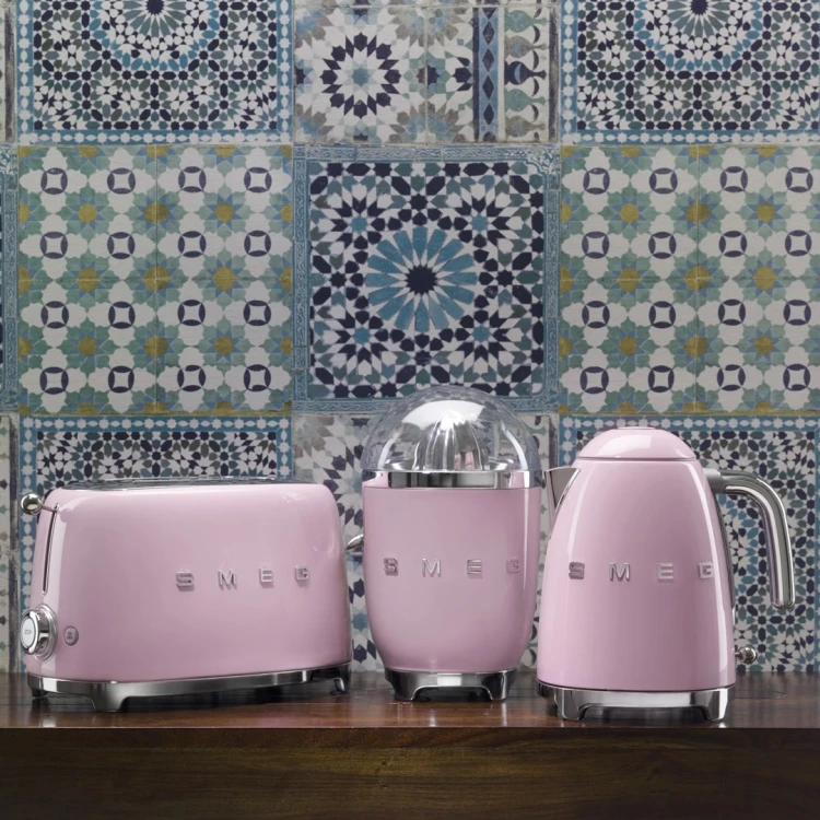 Smeg TSF03PKEU toster 6 4 kaw. 2000 W Różowy
