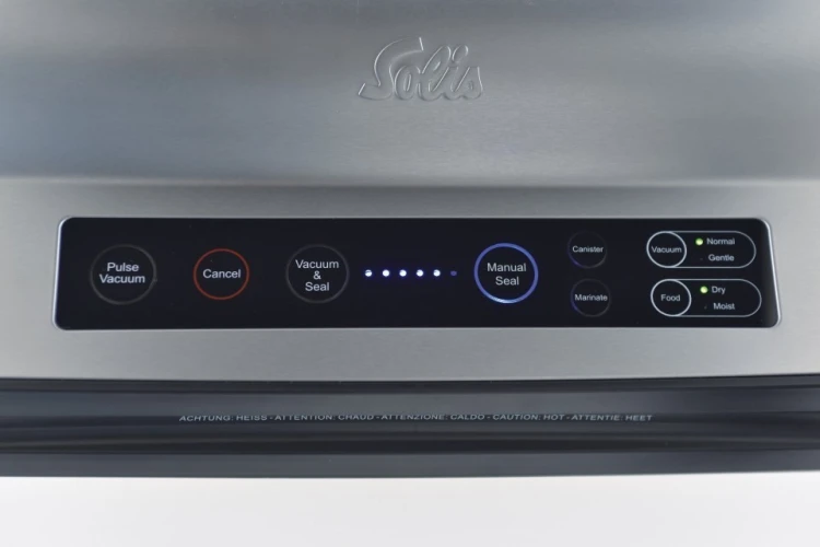 Solis Vac Prestige zgrzewarka próżniowa 800 mbar Czarny, Stal nierdzewna
