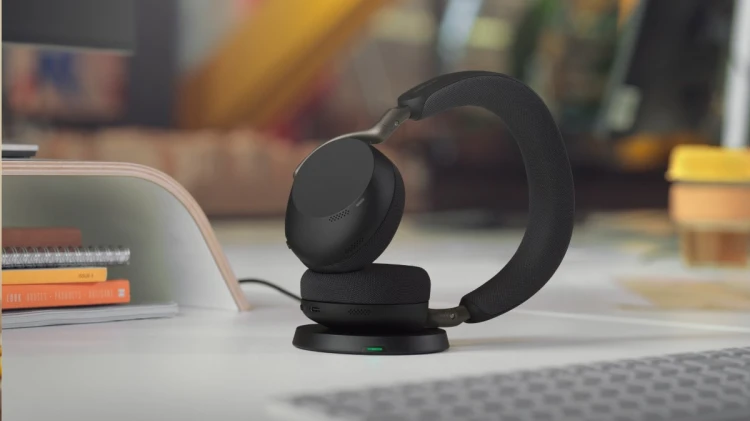 Jabra Evolve3 75 Zestaw słuchawkowy Bezprzewodowy Opaska na głowę Połączenia/muzyka USB Typu-A Bluetooth Czarny