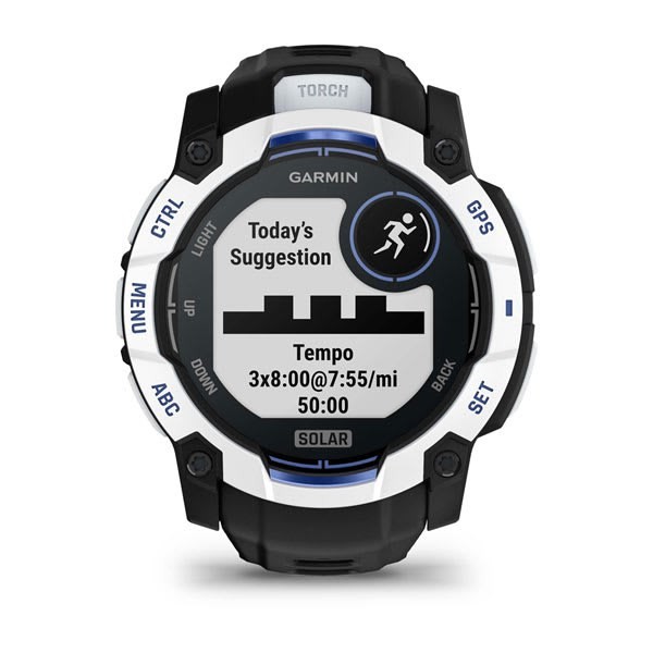 Smartwatch Garmin Instinct 3 Solar 010-02935-03 50mm czarno-biały