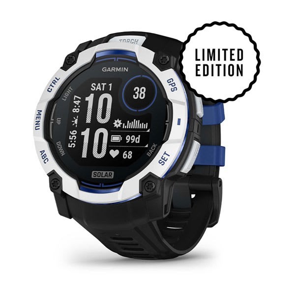 Smartwatch Garmin Instinct 3 Solar 010-02935-03 50mm czarno-biały