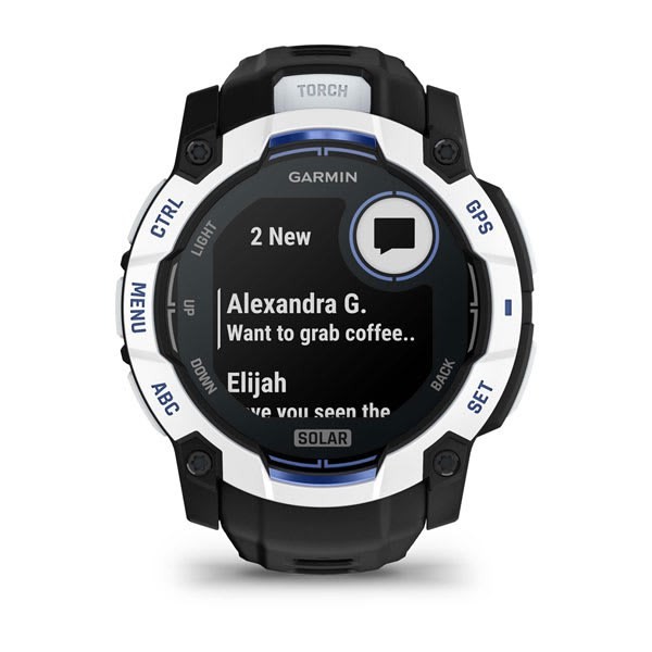 Smartwatch Garmin Instinct 3 Solar 010-02935-03 50mm czarno-biały
