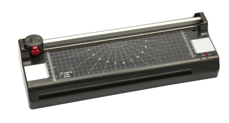 Olympia A 340 Combo Laminator na zimno/gorąco 250 mm/min Czarny
