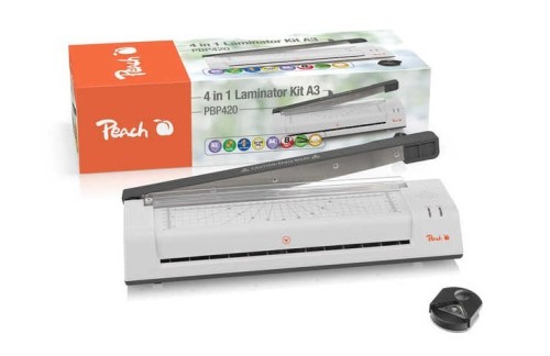 Peach 511057 laminator Laminator na zimno/gorąco 250 mm/min Biały