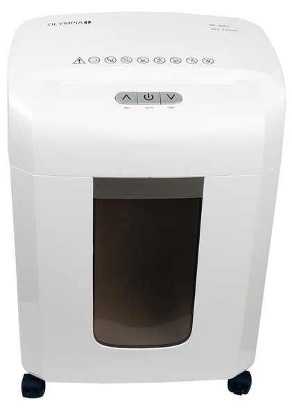 Olympia MC 408.2 niszczarka Rozdrabnianie mikro-cięte 65 dB 22 cm Biały