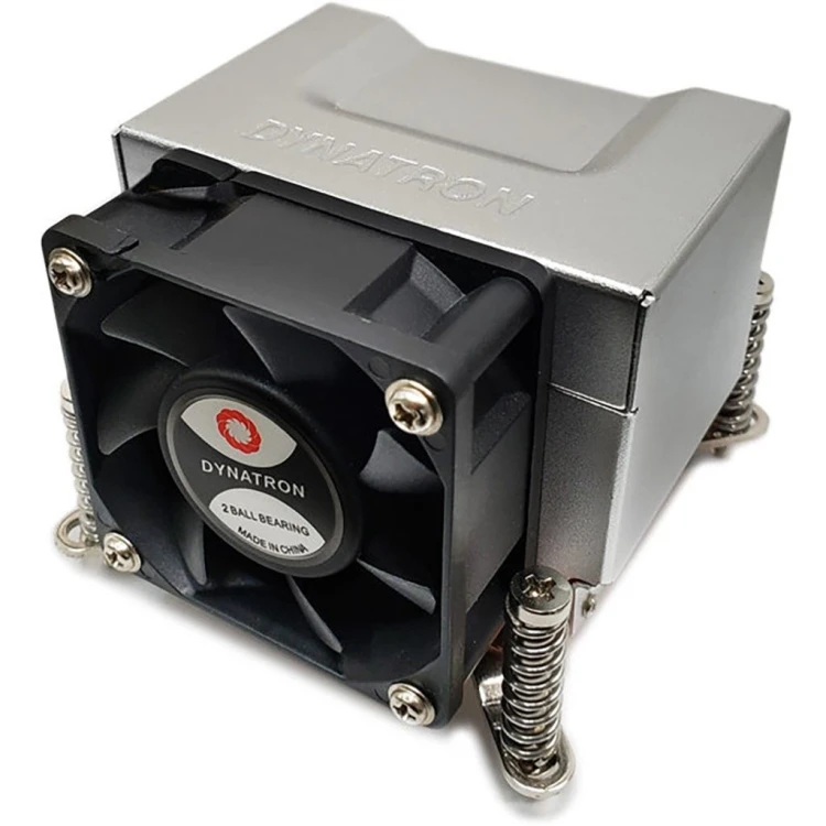 Inter-Tech Q-5 Procesor Radiator 6 cm Czarny, Srebrny 1 szt.