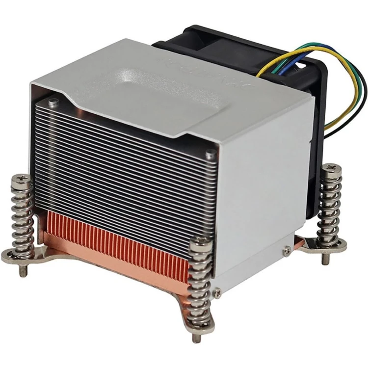 Inter-Tech Q-5 Procesor Radiator 6 cm Czarny, Srebrny 1 szt.