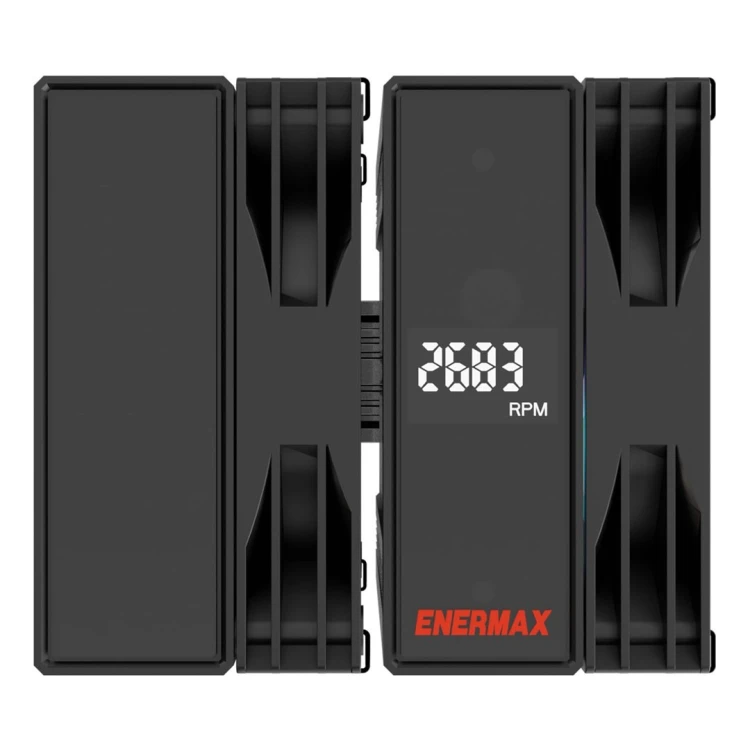 Enermax ETS-TD60D-ARGB system chłodzenia komputerów Procesor Chłodnica powietrza 12 cm Czarny