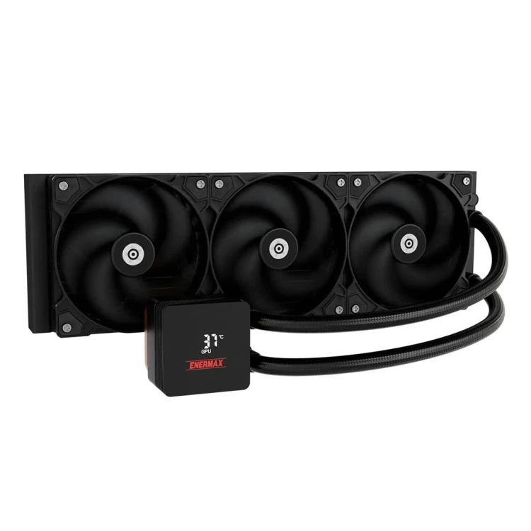 Enermax ELC-LMIV360-SF system chłodzenia komputerów Procesor Zestaw do chłodzenia płynami 12 cm Czarny