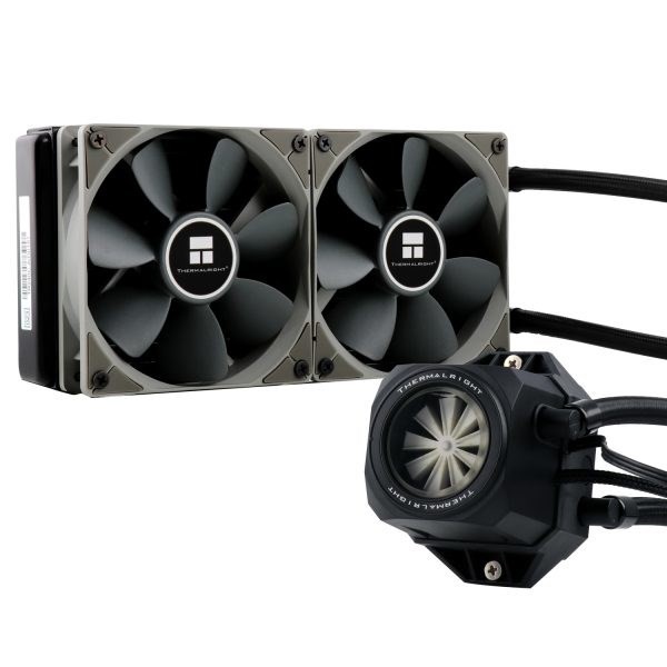 Thermalright Turbo Right 240C Procesor Chłodnica cieczy all-in-one 12 cm Czarny