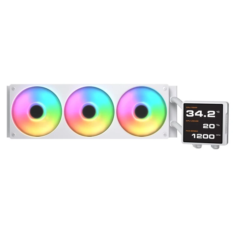 COUGAR CGR-PSDVPRGB-W-360 Procesor Chłodnica cieczy all-in-one 12 cm Biały