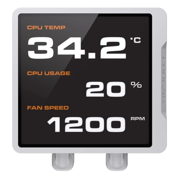 COUGAR CGR-PSDVPRGB-W-240 Procesor Chłodnica cieczy all-in-one 12 cm Biały