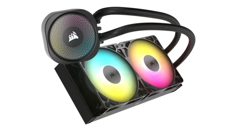 Corsair NAUTILUS 240 RS ARGB Liquid Procesor Chłodnica cieczy all-in-one Czarny 1 szt.