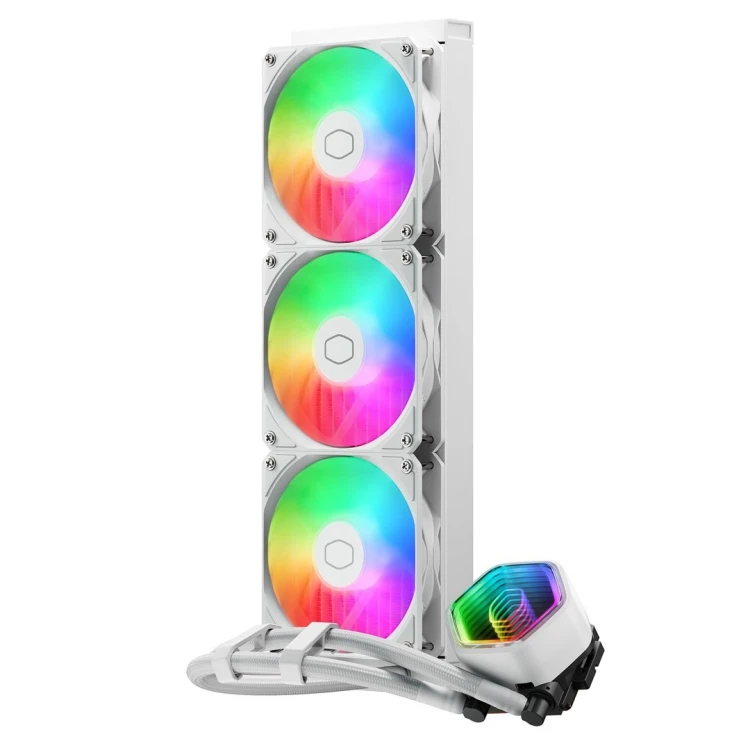 Cooler Master MasterLiquid 360 Core II White Procesor Zestaw do chłodzenia płynami 12 cm Biały 1 szt.