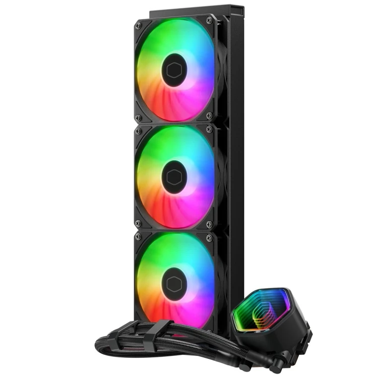 Cooler Master MasterLiquid 360 Core II Procesor Zestaw do chłodzenia płynami 12 cm Czarny 1 szt.