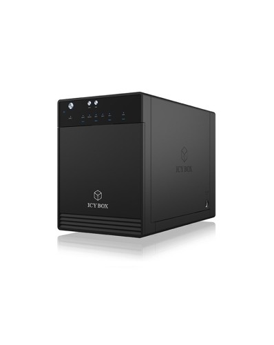 ICY BOX IB-3740-C31 Obudowa HDD/SSD Czarny 2.5/3.5"