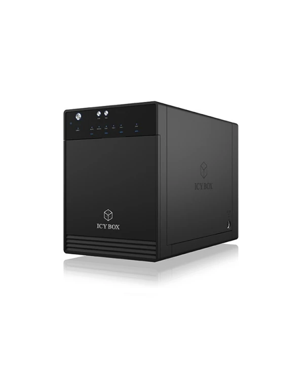 ICY BOX IB-3740-C31 Obudowa HDD/SSD Czarny 2.5/3.5"