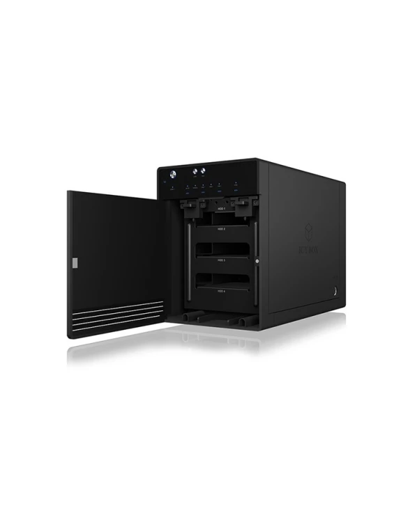 ICY BOX IB-3740-C31 Obudowa HDD/SSD Czarny 2.5/3.5"