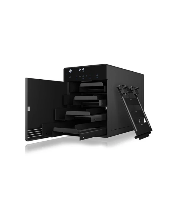 ICY BOX IB-3740-C31 Obudowa HDD/SSD Czarny 2.5/3.5"