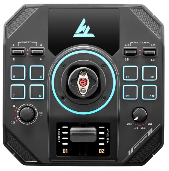 Thrustmaster Sol-R 5 Base Czarny USB Analogowa/Cyfrowa PC