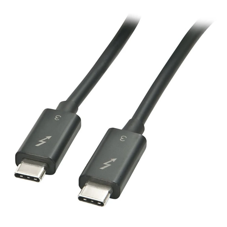Lindy 41555 kabel USB USB 3.2 Gen 1 (3.1 Gen 1) 0,5 m USB C Czarny