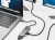 Equip 133485 zewnętrzna karta graficzna usb 3840 x 2160 px Czarny, Srebrny