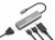 Equip 133485 zewnętrzna karta graficzna usb 3840 x 2160 px Czarny, Srebrny