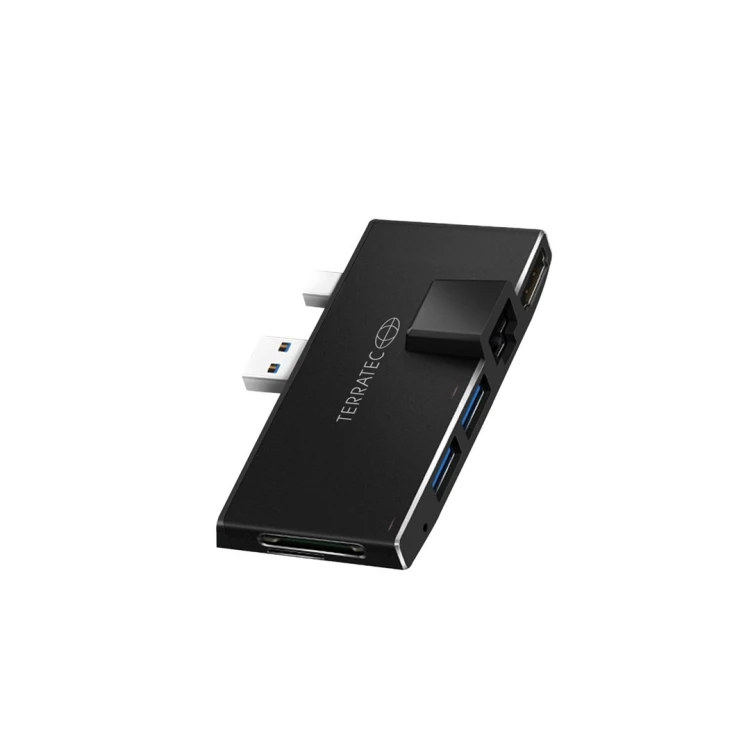 Terratec CONNECT Pro2 Przewodowa USB 3.2 Gen 1 (3.1 Gen 1) Type-A Czarny