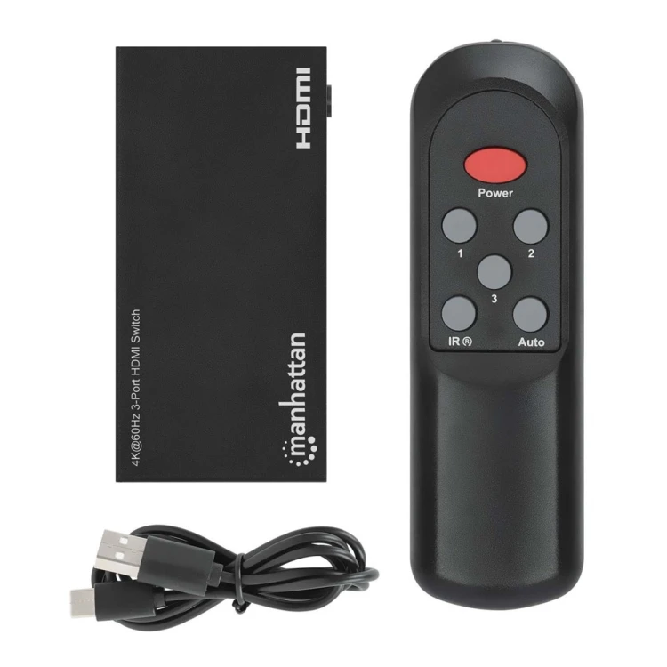 Manhattan 208222 przełącznik wideo HDMI