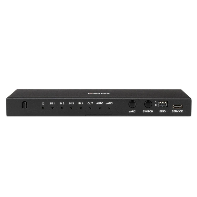 Lindy 38386 przełącznik KVM Czarny