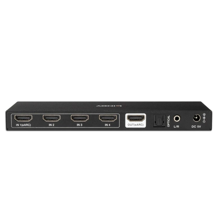 Lindy 38386 przełącznik KVM Czarny