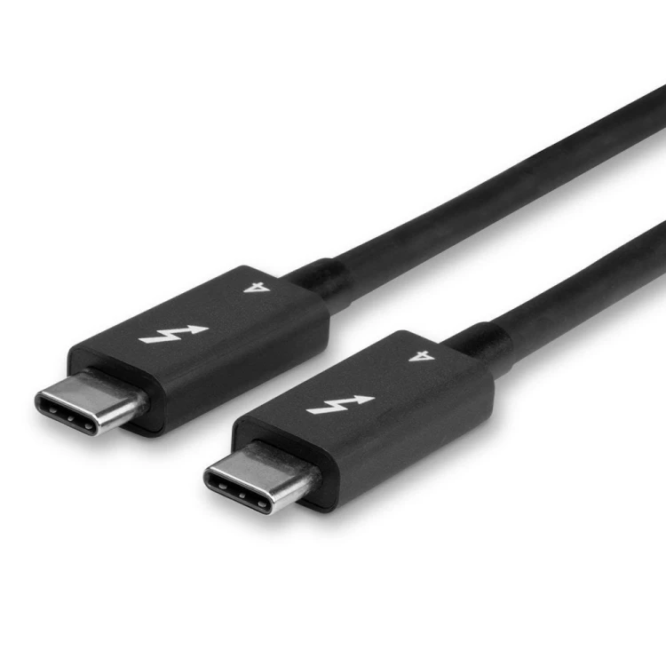 Lindy 31120 kabel Thunderbolt 1 m 40 Gbit/s Czarny