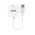 Lindy 38146 adapter kablowy HDMI Typu A (Standard) DisplayPort Biały