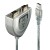 Lindy 42889 kabel równoległy Srebrny 0,6 m USB Typu-A DB-9