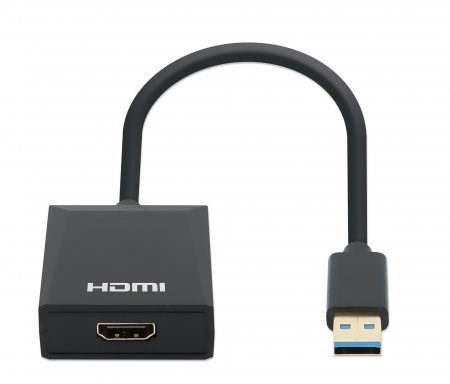 Manhattan 153690 stacja dokująca Przewodowa USB 3.2 Gen 1 (3.1 Gen 1) Type-A Czarny