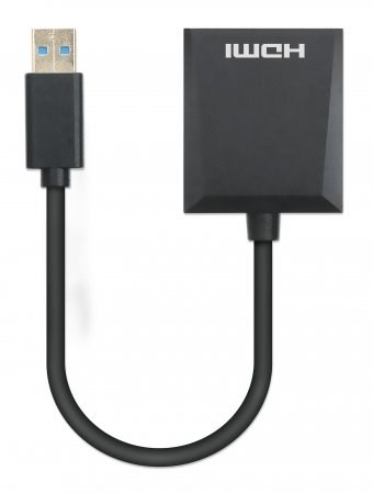 Manhattan 153690 stacja dokująca Przewodowa USB 3.2 Gen 1 (3.1 Gen 1) Type-A Czarny