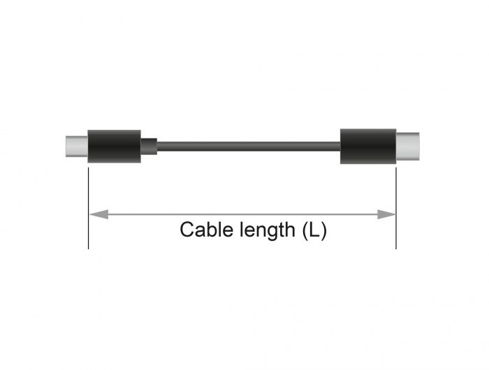 DeLOCK 85663 kabel DisplayPort 5 m Czarny