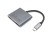 Equip 133484 stacja dokująca USB 3.2 Gen 1 (3.1 Gen 1) Type-C Srebrny