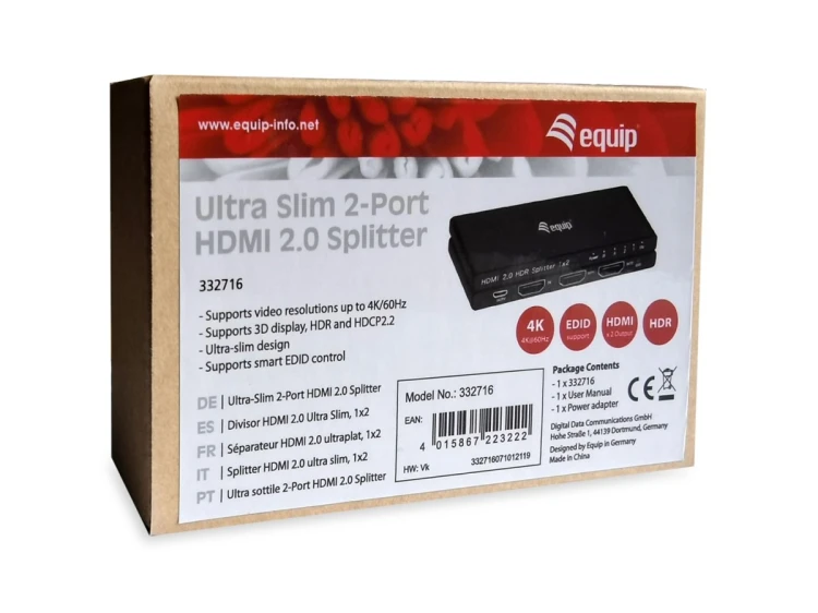 Equip 332716 HDMI 2x HDMI
