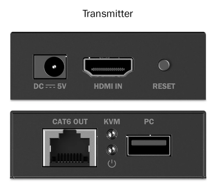 Digitus Zestaw przedłużacza KVM HDMI, 4K/30Hz