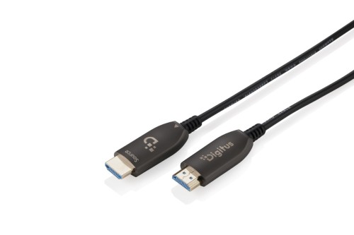 Digitus Hybrydowy kabel światłowodowy HDMI AOC, UHD 8K, 100 m