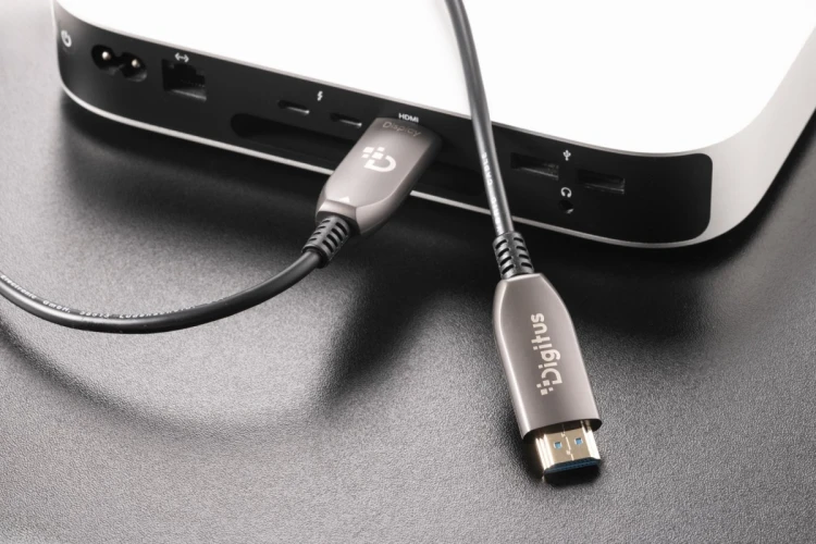 Digitus Hybrydowy kabel światłowodowy HDMI AOC, UHD 8K, 80 m