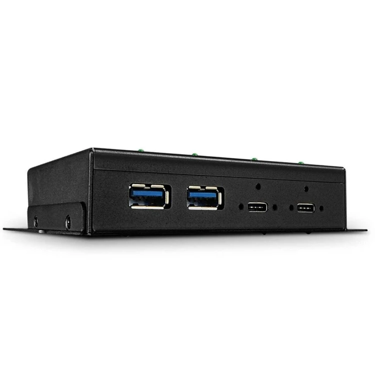 Lindy 43094 huby i koncentratory USB 3.2 Gen 2 (3.1 Gen 2) Type-C 10000 Mbit/s Czarny